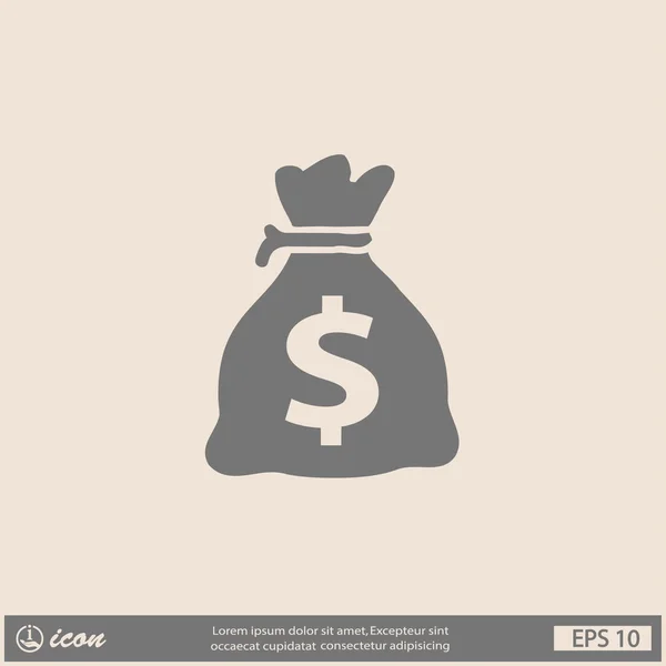 Εικονόγραμμα του εικονιδίου "χρήματα" — Διανυσματικό Αρχείο