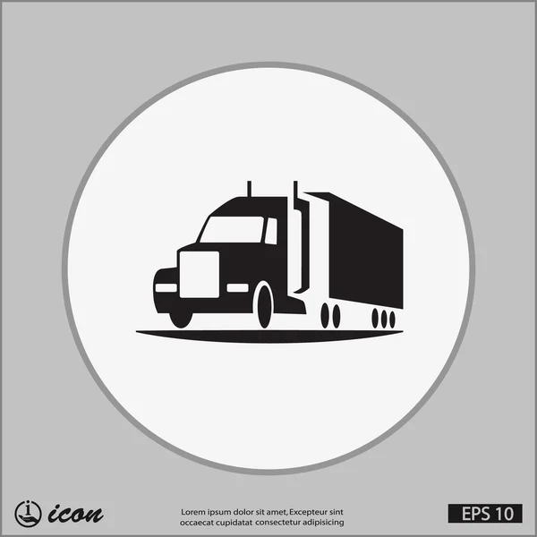 Ikona ikony truck — Stockový vektor