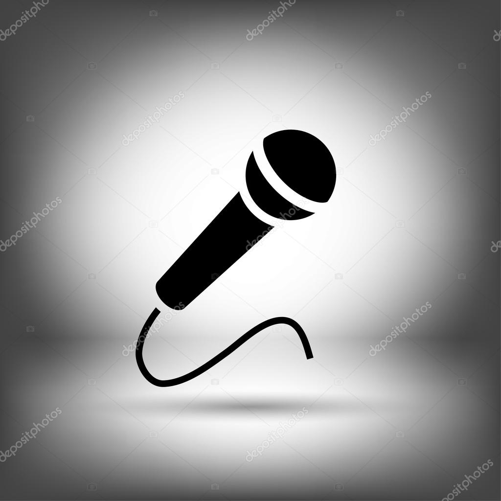 Microphone icon iilustration