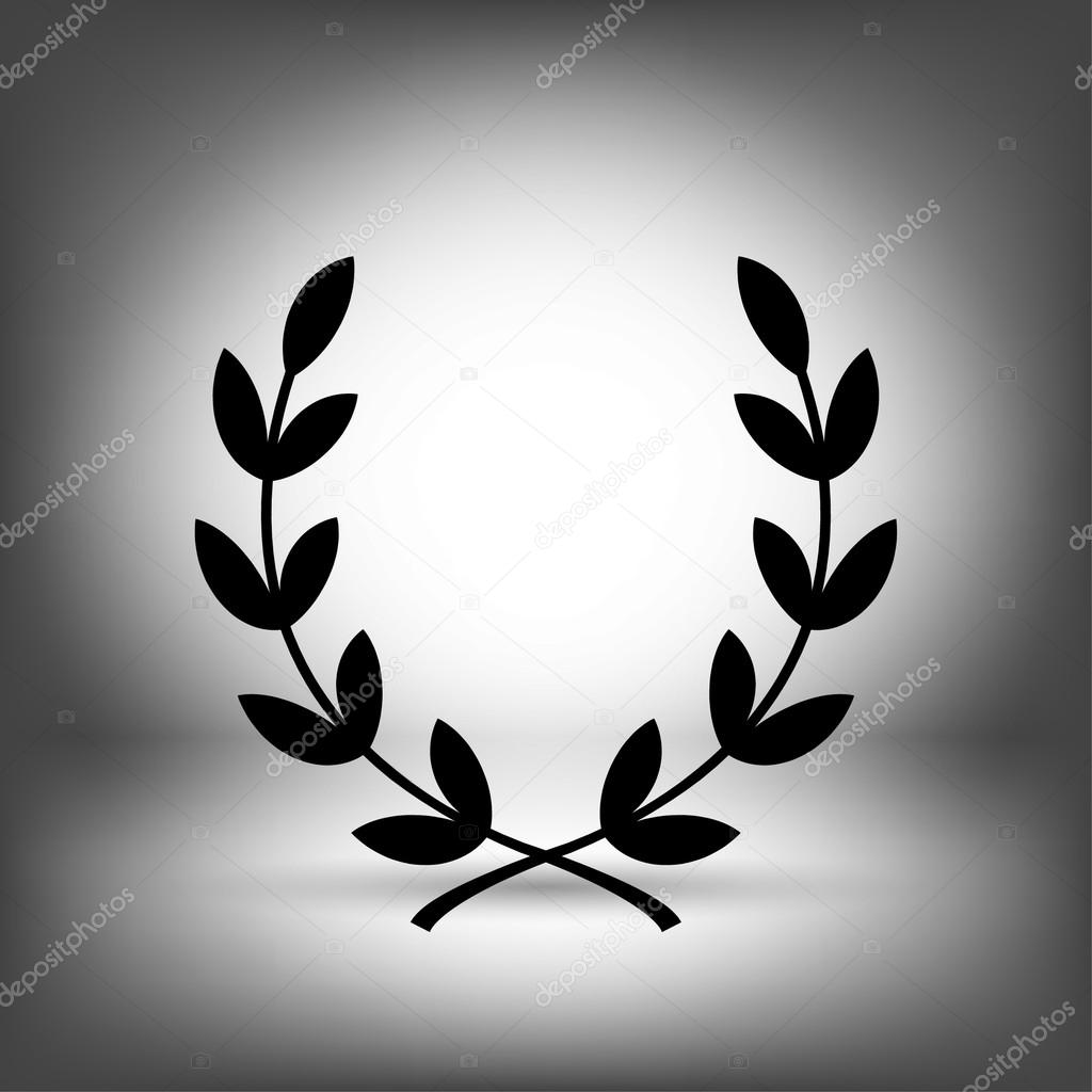 Pictograph of laurel wreath