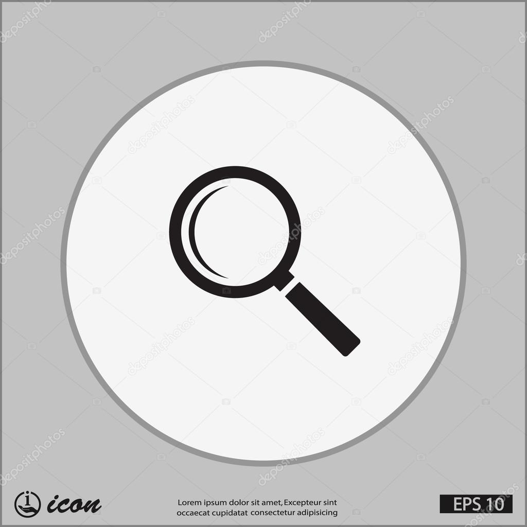 Pictograph of search icon