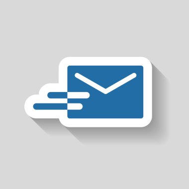 Pictograph of mail icon clipart