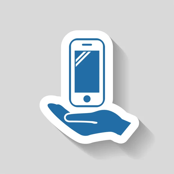 Pittogramma dell'icona mobile — Vettoriale Stock