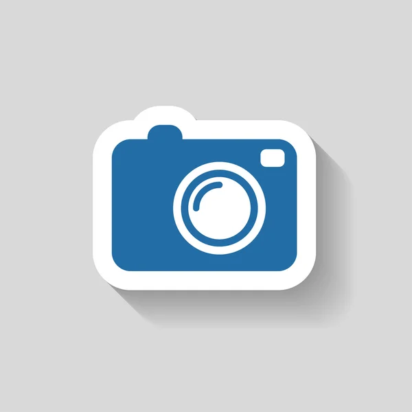 Pictografía del icono de la cámara — Vector de stock