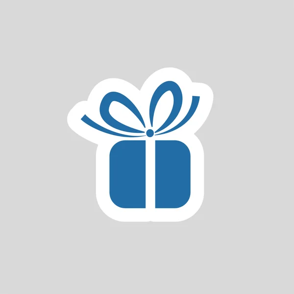 Pictograph van geschenk pictogram — Stockvector