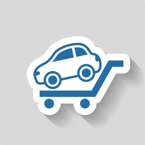 Pictograph of car icon — Stock Vector