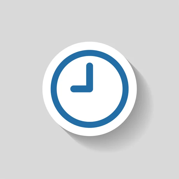 Pictograma do ícone do relógio —  Vetores de Stock