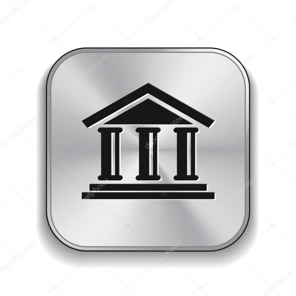 Pictograph of bank icon