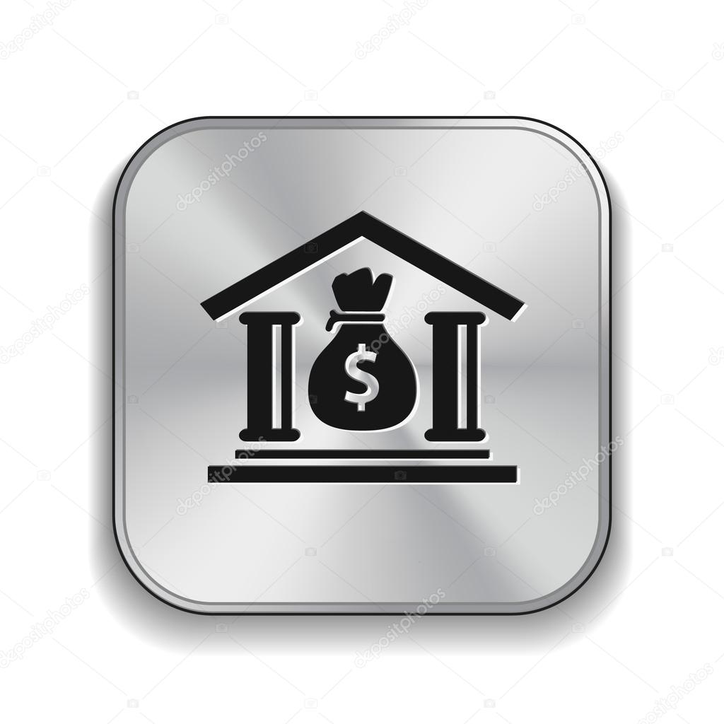 Pictograph of bank icon