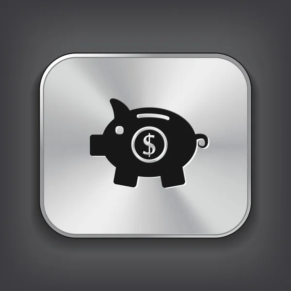 Pictograph van moneybox pictogram — Stockvector