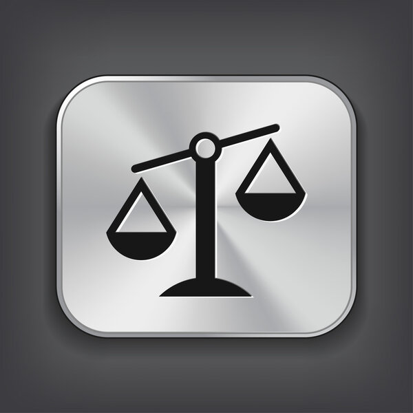 Pictograph of justice scales