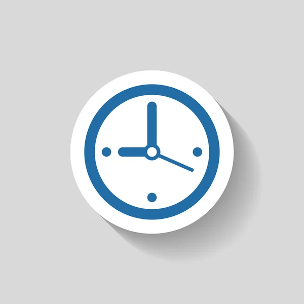 Pictografía del icono del reloj — Vector de stock