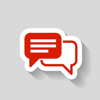 ileti veya sohbet simgesi