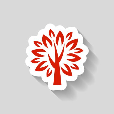 ağaç simgesiyle resim