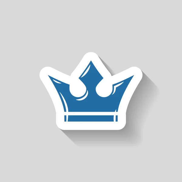 Pictografía del icono de la corona — Vector de stock