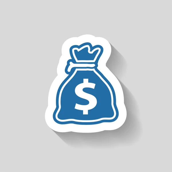 Pictogramme de l'icône de l'argent — Image vectorielle