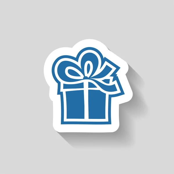 Pictografía del icono del regalo — Vector de stock