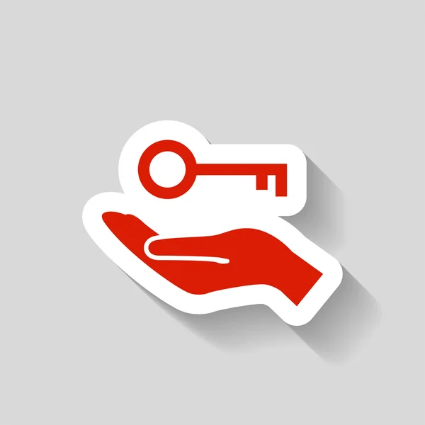 Pictograph van sleutel-pictogram — Stockvector