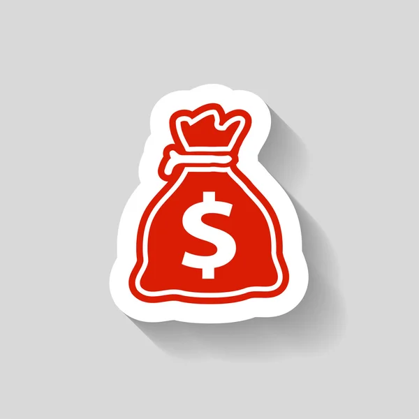 Pittogramma dell'icona del denaro — Vettoriale Stock