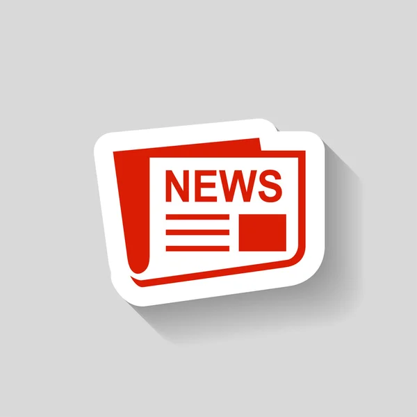 Diseño de icono de noticias — Vector de stock