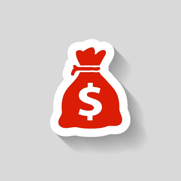 Pictograph of money icon — Stock Vector