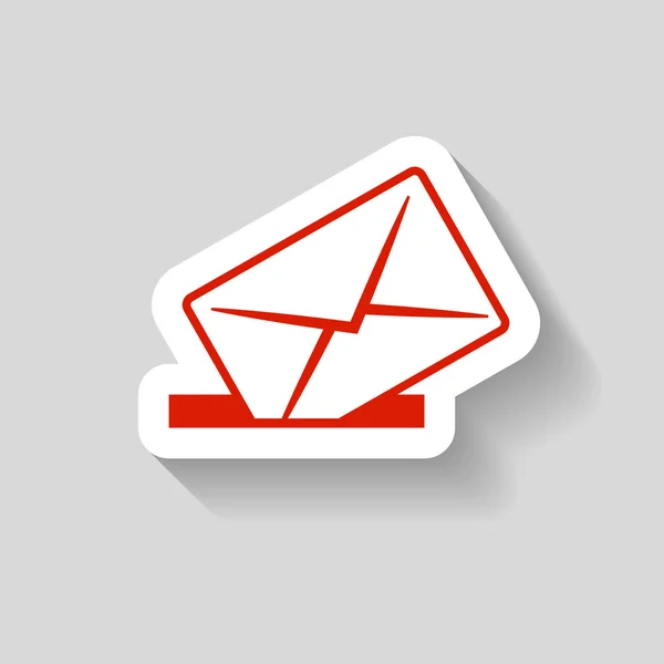 Pittogramma dell'icona della posta — Vettoriale Stock