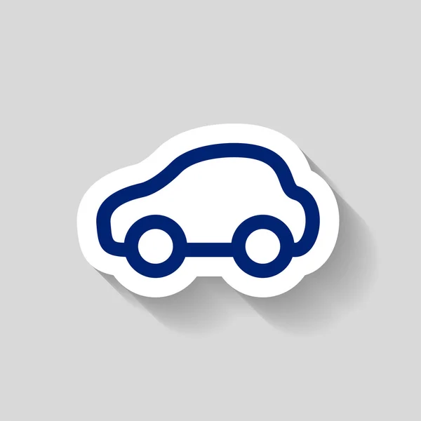 Pictograph of car icon — Stock Vector