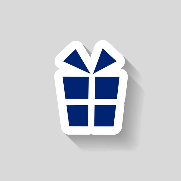 Ikona pudełka prezentów — Wektor stockowy