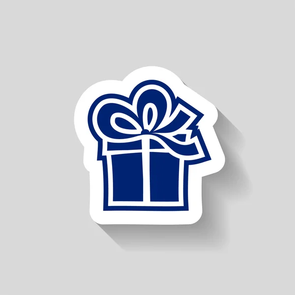 Icono de caja de regalo — Vector de stock