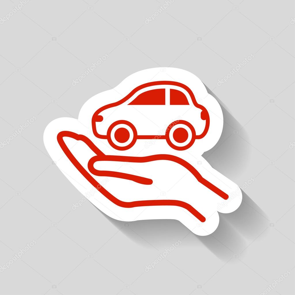 Pictograph of car icon