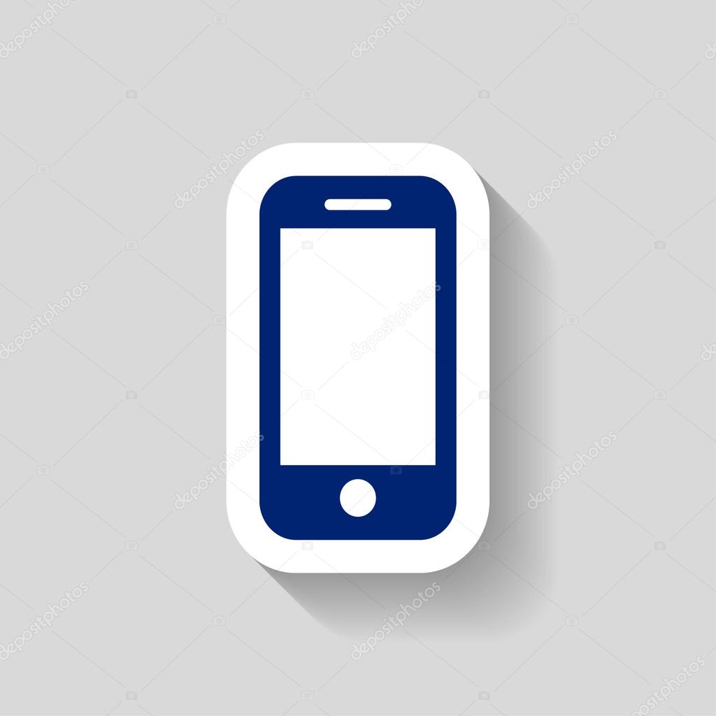 Pictograph of mobile icon