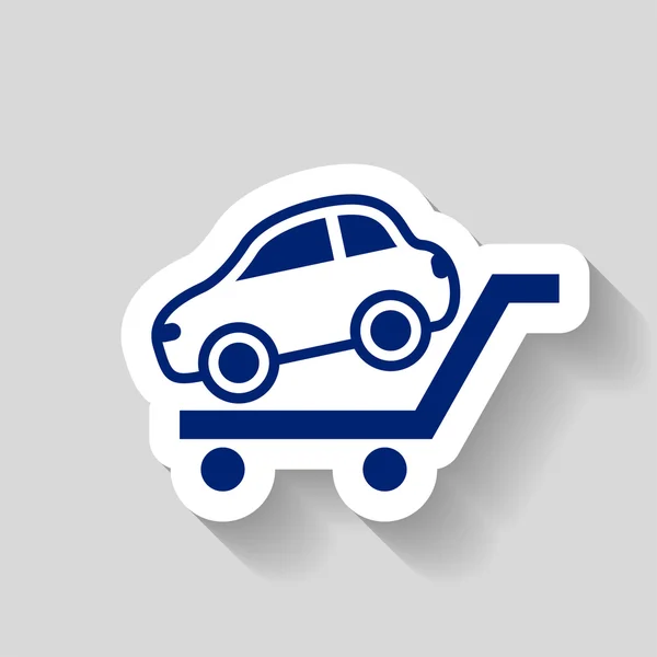 Pictograph of car icon — Stock Vector