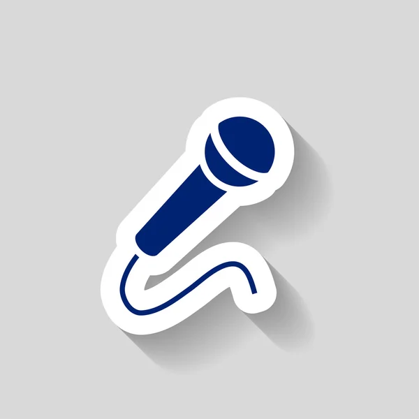 Microfoon pictogram ontwerp — Stockvector