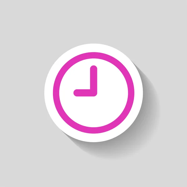 Pictogramme de l'icône de l'horloge — Image vectorielle