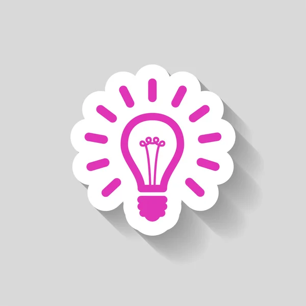 Light bulb icon — Stock Vector