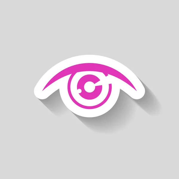 Pictograph of eye icon — Stock Vector