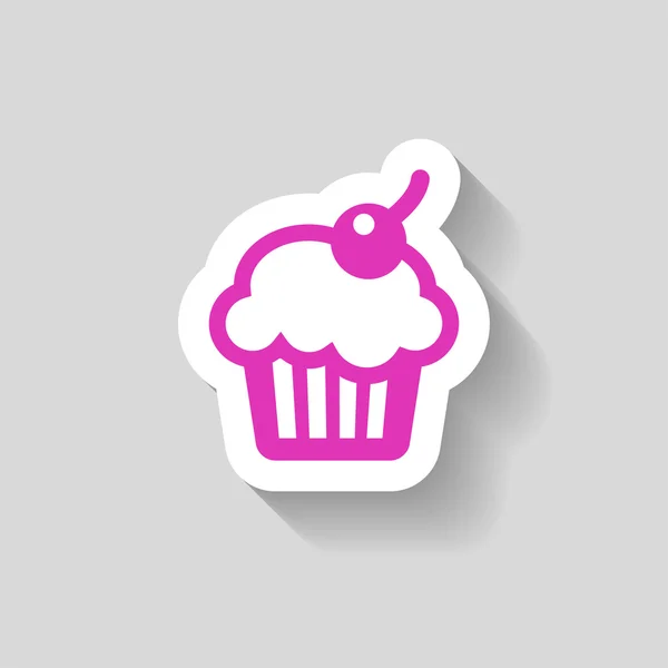 Pictograph of cake icon — Stock Vector