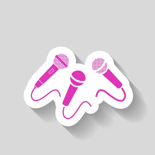 Microphone icon design — Stock Vector