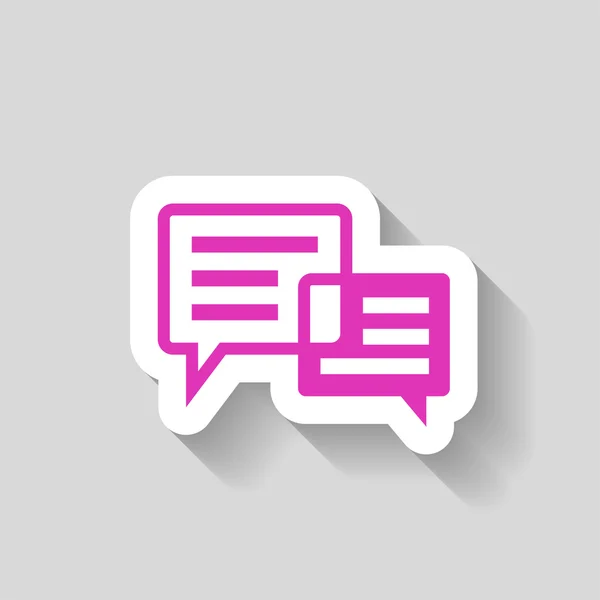 Bericht of chat-pictogram — Stockvector