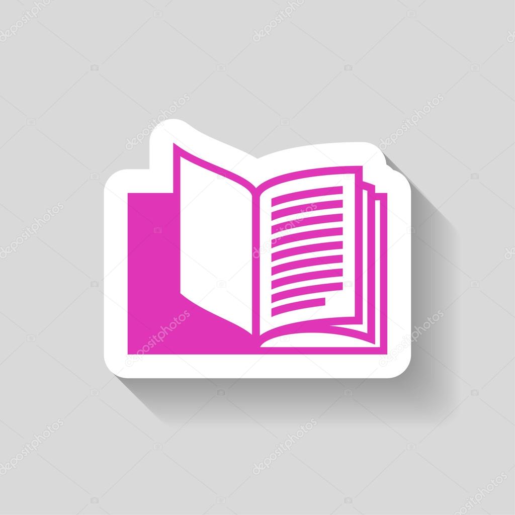 Pictograph of book icon