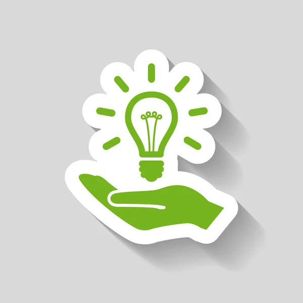 Light bulb icon — Stock Vector