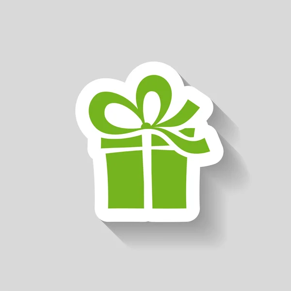 Pictografía del icono del regalo — Vector de stock