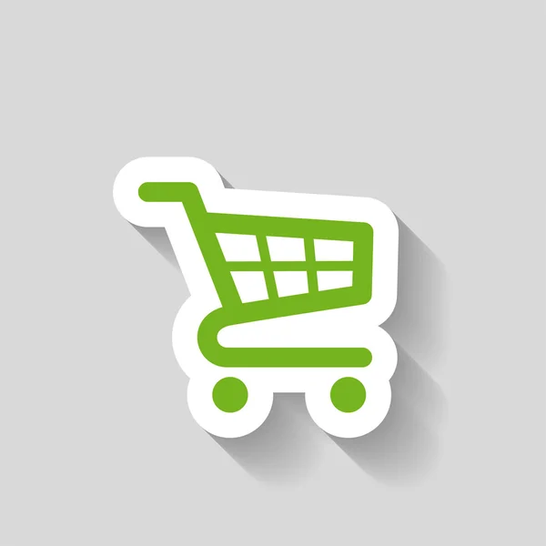 Pictograph shopping cart — Stock vektor