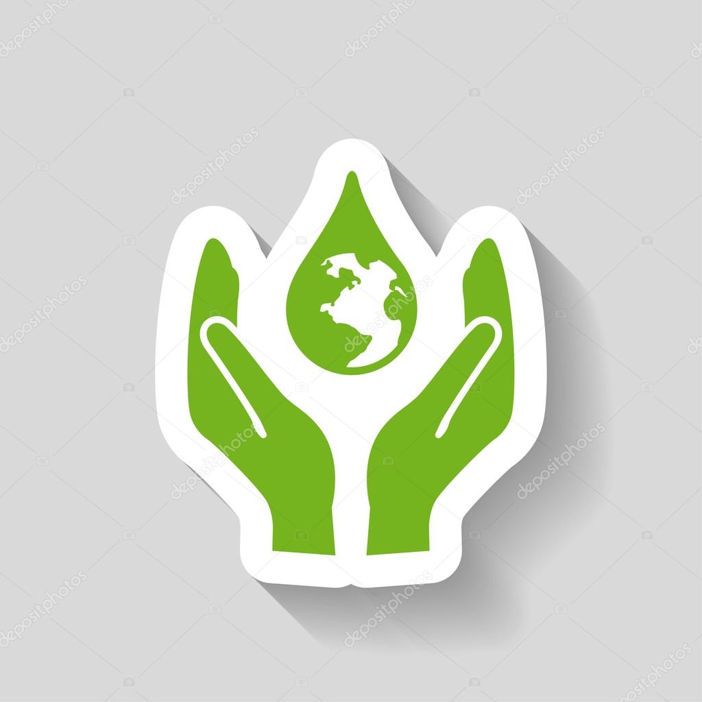 Pictograph of eco icon