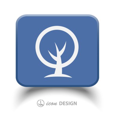 ağaç simgesiyle resim