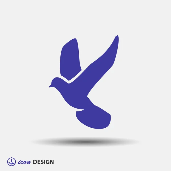 Pictograph voor vogel icon — Stockvector