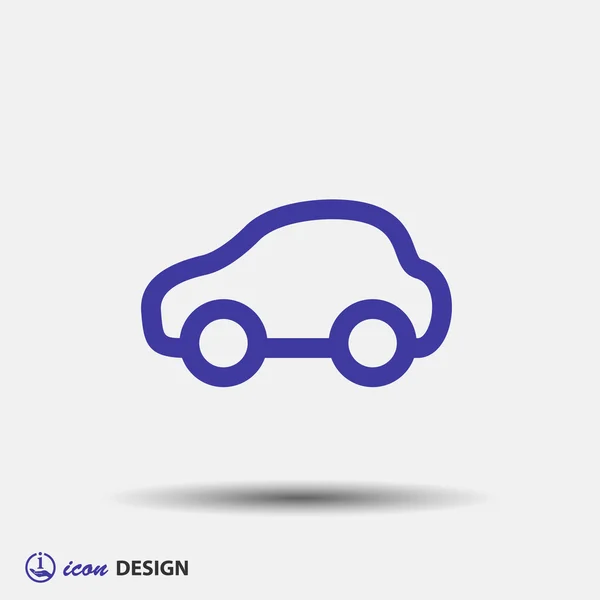 Pictograph of car icon — Stock Vector