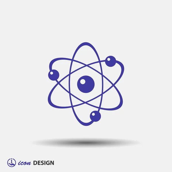 Pictografia do ícone do átomo — Vetor de Stock