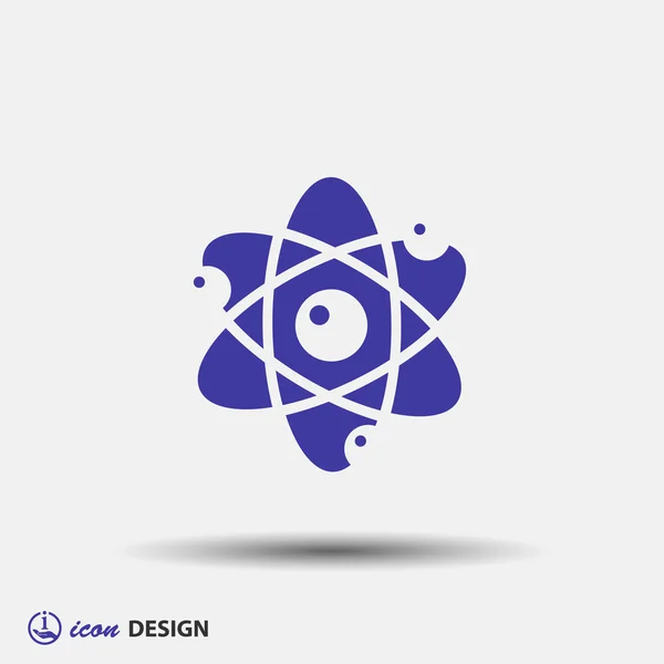 Atom アイコンの絵文字 — ストックベクタ