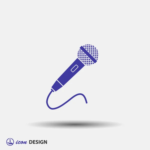 Дизайн значков микрофона — стоковый вектор